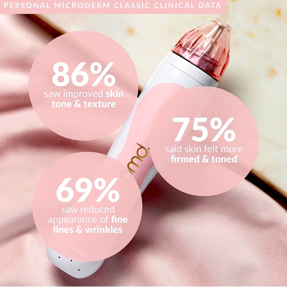 New PMD Personal Microderm Classic - At-Home Microdermabrasion Device (Pink)